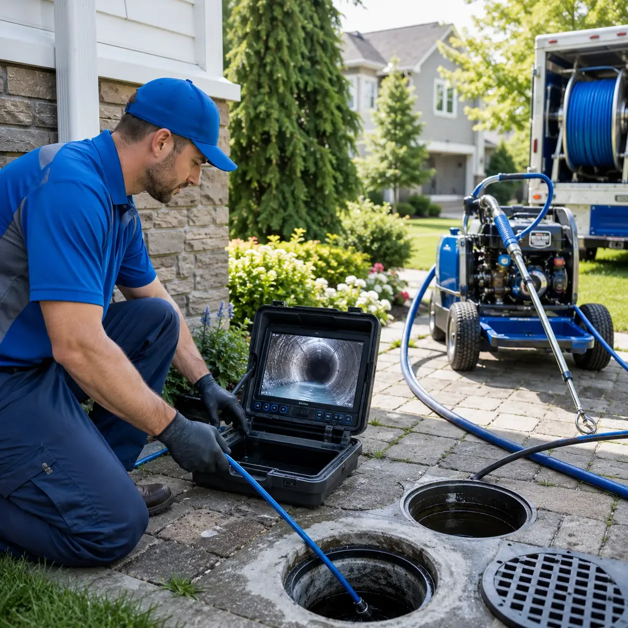Outdoor drain cleaning professionals serving Leroy, TX